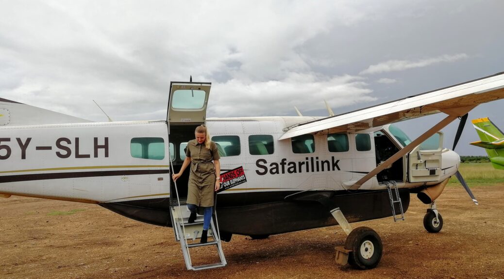 Safarilink plane in Kenya