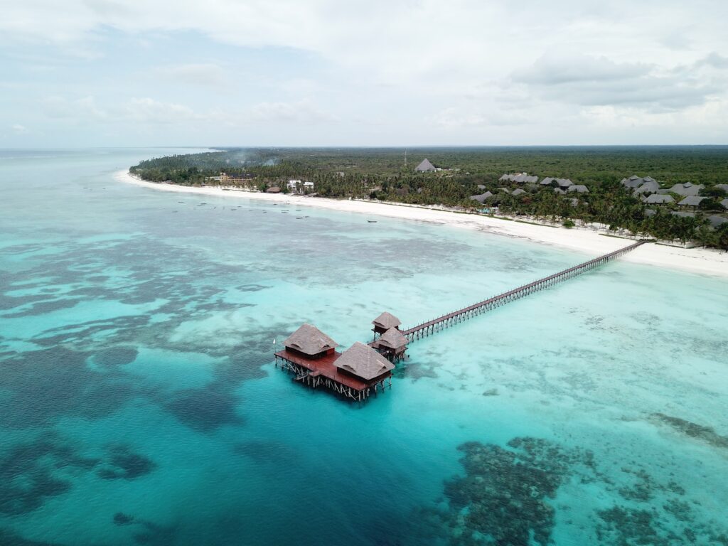 Drone view at The Sands Beach Resort - Zanzibar