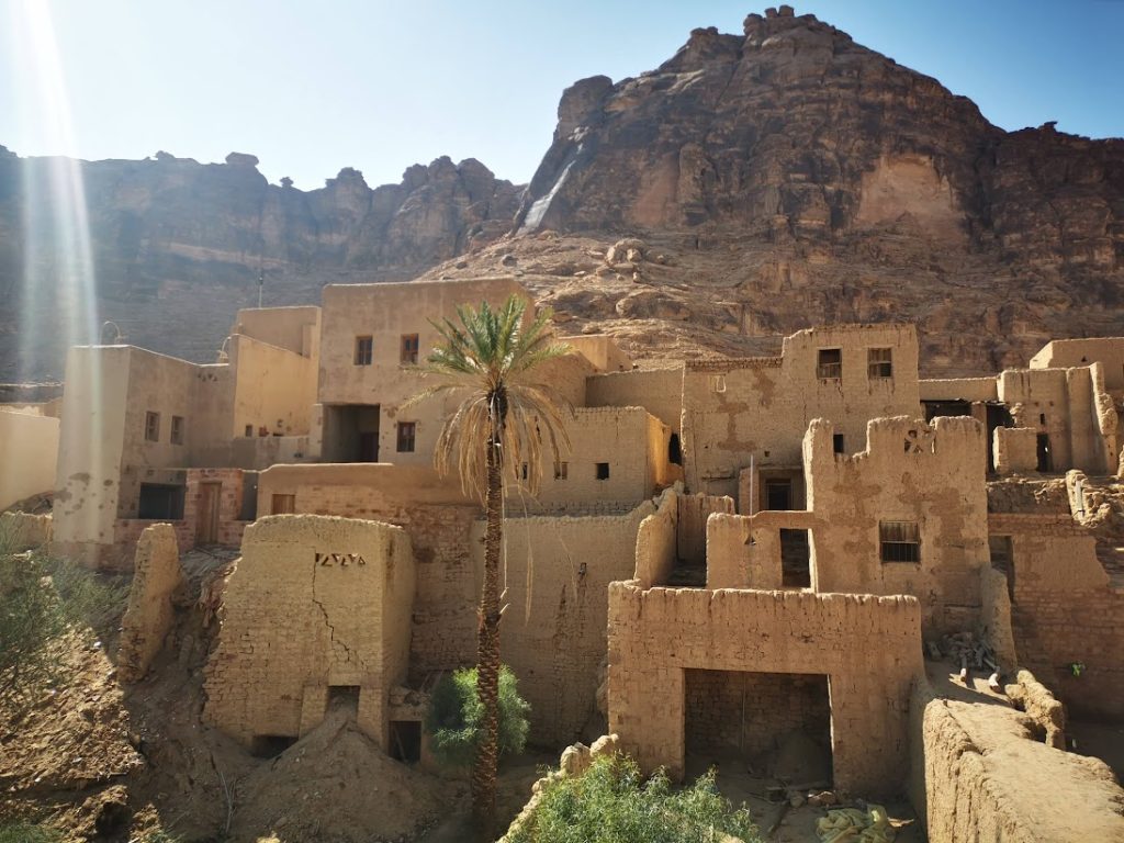 Al Ula Old Town from the main road